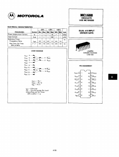 MC1688 Datasheet PDF Motorola => Freescale