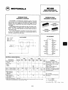 MC1699 Datasheet PDF Motorola => Freescale