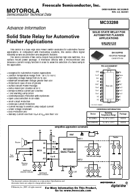 MC33288DHR2 Datasheet PDF Motorola => Freescale