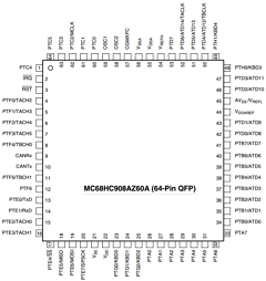 MC68HC908AZ60A Datasheet PDF Motorola => Freescale