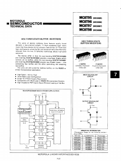 MC6885 Datasheet PDF Motorola => Freescale