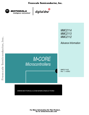 MMC2112CCPV33 Datasheet PDF Motorola => Freescale