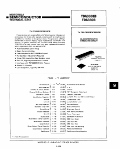 TDA3303 Datasheet PDF Motorola => Freescale