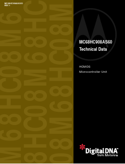 MC68HC908AS60 Datasheet PDF Motorola => Freescale