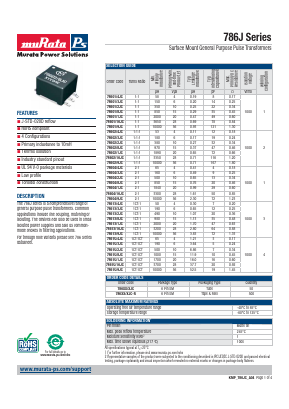 78601/4JC-R Datasheet PDF Murata Power Solutions