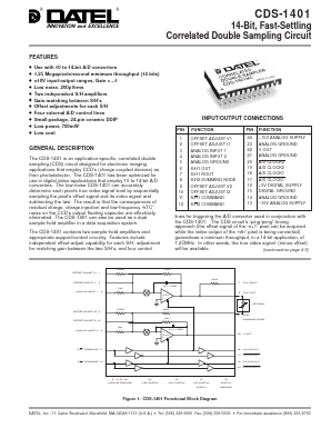 CDS-1401MM Datasheet PDF Murata Power Solutions