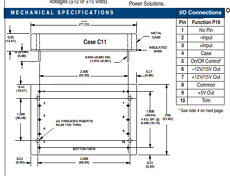 TMP-5/5-15/1-D48 Datasheet PDF Murata Power Solutions
