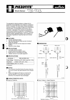 PKS1-4A10 Datasheet PDF Murata Manufacturing