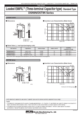 DSN9NC52A271U31A Datasheet PDF Murata Manufacturing