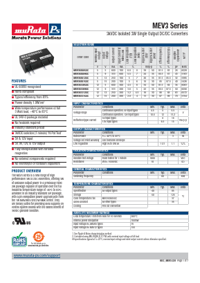 MEV3S0512SC Datasheet PDF Murata Manufacturing