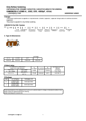 GNM0M2R61C103ME18 Datasheet PDF Murata Manufacturing