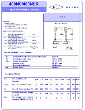 400NSR Datasheet PDF Naina Semiconductor ltd.