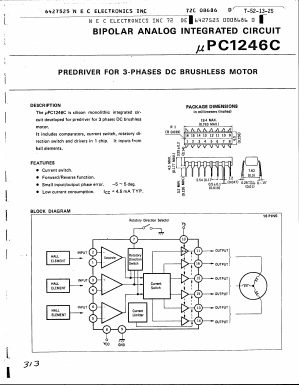 UPD1246C Datasheet PDF NEC => Renesas Technology
