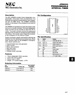 D8253 Datasheet PDF NEC => Renesas Technology