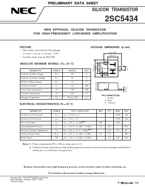 C5434-T1 Datasheet PDF NEC => Renesas Technology
