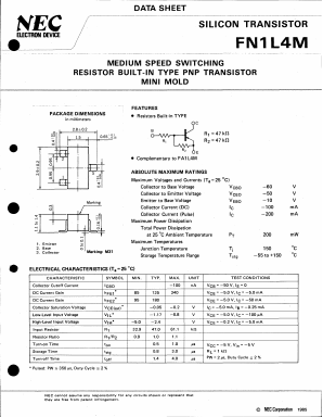 FN1L4M Datasheet PDF NEC => Renesas Technology