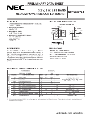 NE5520279A Datasheet PDF NEC => Renesas Technology