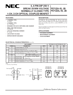PS7122A-2B Datasheet PDF NEC => Renesas Technology