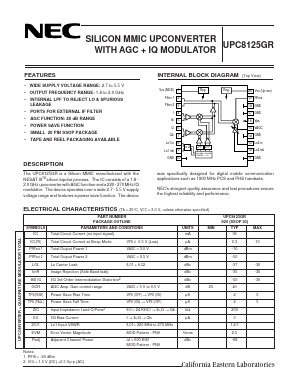UPC8126GR-E1 Datasheet PDF NEC => Renesas Technology