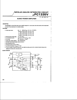 UPC1335V Datasheet PDF NEC => Renesas Technology