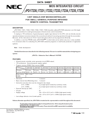 UPD17235MC Datasheet PDF NEC => Renesas Technology