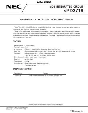 UPD3719D Datasheet PDF NEC => Renesas Technology