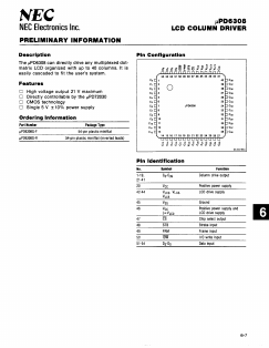UPD6308G Datasheet PDF NEC => Renesas Technology