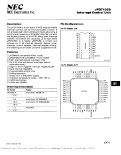 UPD71059L-8 Datasheet PDF NEC => Renesas Technology