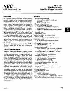 UPD7220A Datasheet PDF NEC => Renesas Technology