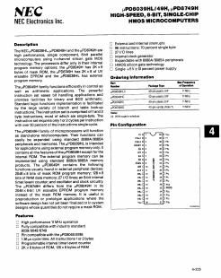 UPD8049HC Datasheet PDF NEC => Renesas Technology