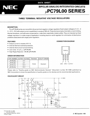 UPC79L15J(HS) Datasheet PDF NEC => Renesas Technology