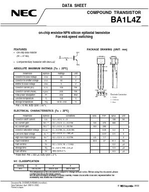 BA1L4Z Datasheet PDF NEC => Renesas Technology