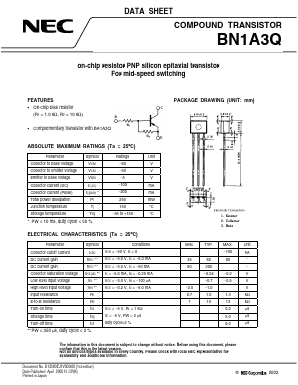 BN1A3Q Datasheet PDF NEC => Renesas Technology