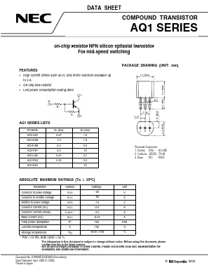 AQ1F3M Datasheet PDF NEC => Renesas Technology