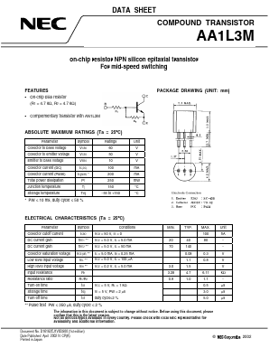 AA1L3M Datasheet PDF NEC => Renesas Technology