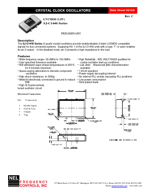 SCC144B Datasheet PDF NEL Frequency Controls