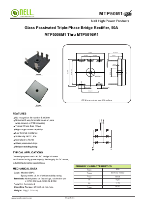 MTP5008M1 Datasheet PDF Nell Semiconductor Co., Ltd