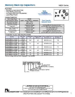 NEZX334Z5.5VV11.5X13F Datasheet PDF NIC-Components Corp.