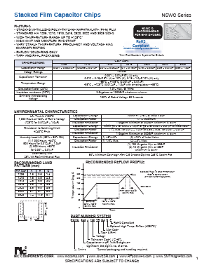 NSWC394K100TRQ1F Datasheet PDF NIC-Components Corp.