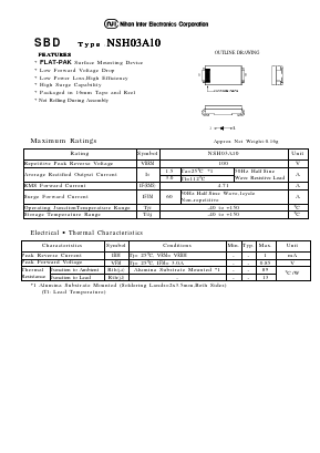 NSH03A10 Datasheet PDF Nihon Inter Electronics
