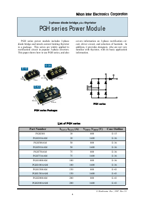 PGH15016AM_ Datasheet PDF Nihon Inter Electronics