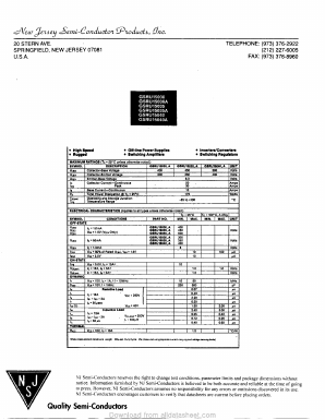 GSRU15030A Datasheet PDF New Jersey Semiconductor