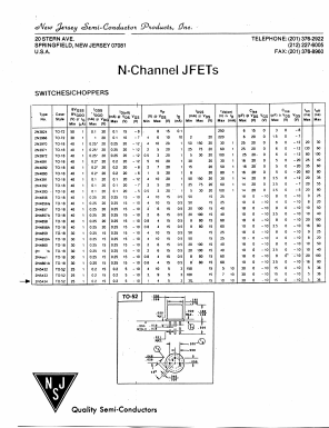 2N4391_ Datasheet PDF New Jersey Semiconductor