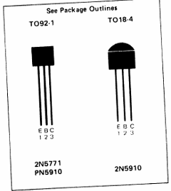 2N5910 Datasheet PDF New Jersey Semiconductor