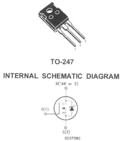 IRFP450 Datasheet PDF New Jersey Semiconductor