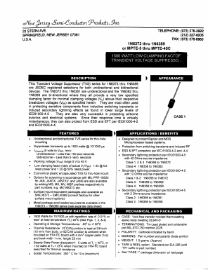 MPTE-5C Datasheet PDF New Jersey Semiconductor