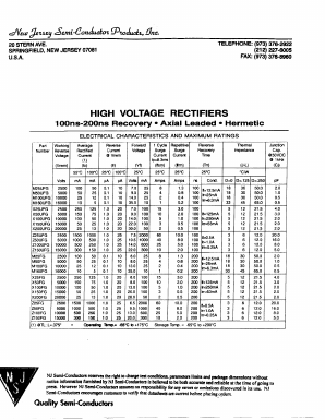 M25UFG Datasheet PDF New Jersey Semiconductor