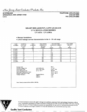 LVA56A Datasheet PDF New Jersey Semiconductor