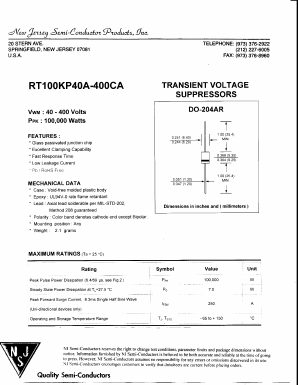 RT100KP280A Datasheet PDF New Jersey Semiconductor