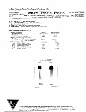 2N5771_ Datasheet PDF New Jersey Semiconductor